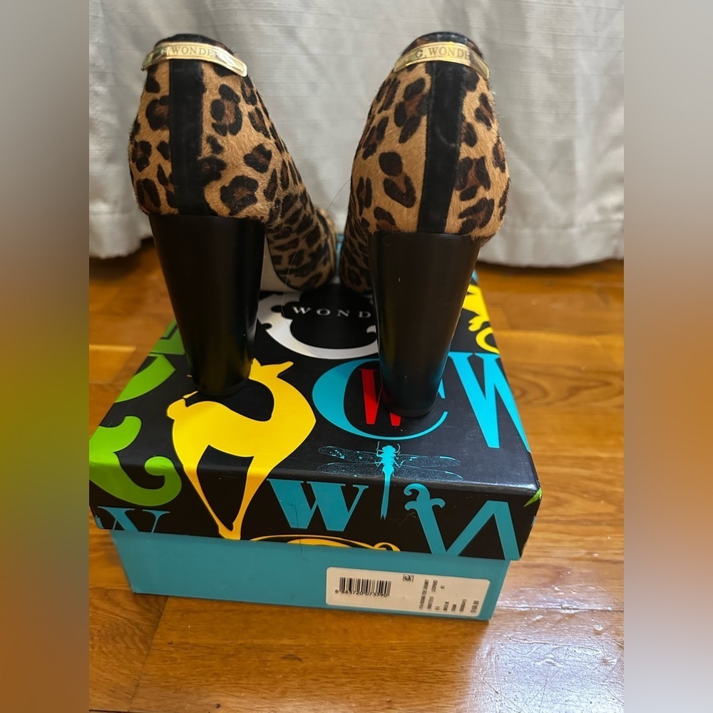 C. Wonder Melissaly Leopard Print Heels - Picture 4 of 6